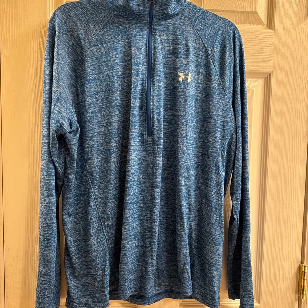 Under Armour Heathered Blue Athletic Top
